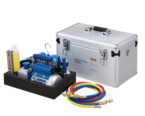 Универсальный набор для монтажа кондиционера Value VTB-5A (насос VH115N 42 л/мин, манометры 68 мм) — фото 2